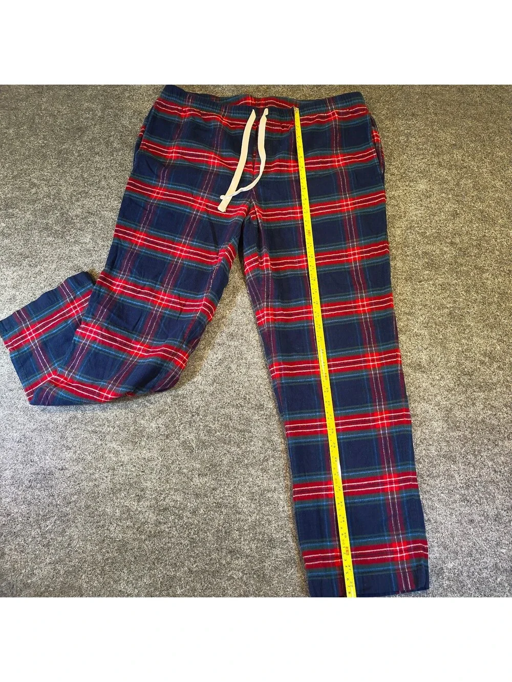 Vineyard Vines Flannel Pajama Pants Red Blue Green Plaid XL Lounge